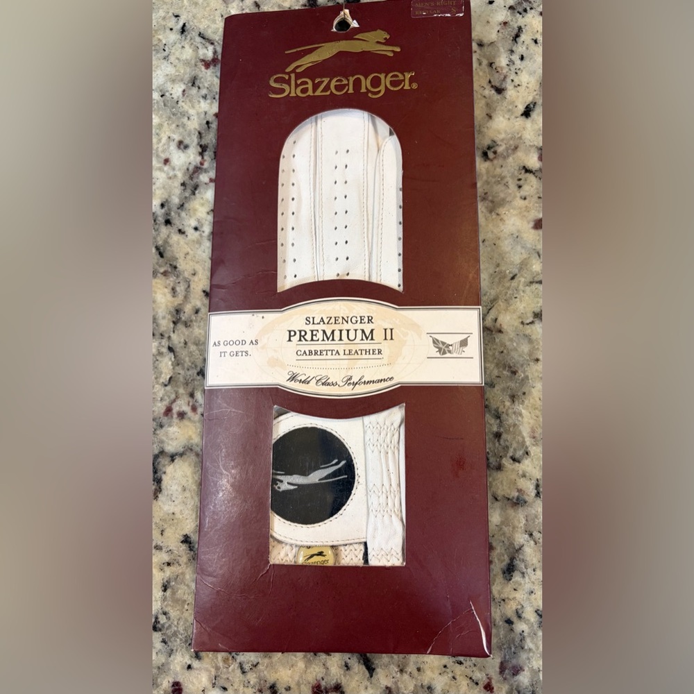 Slazenger Premium II White Leather Glove